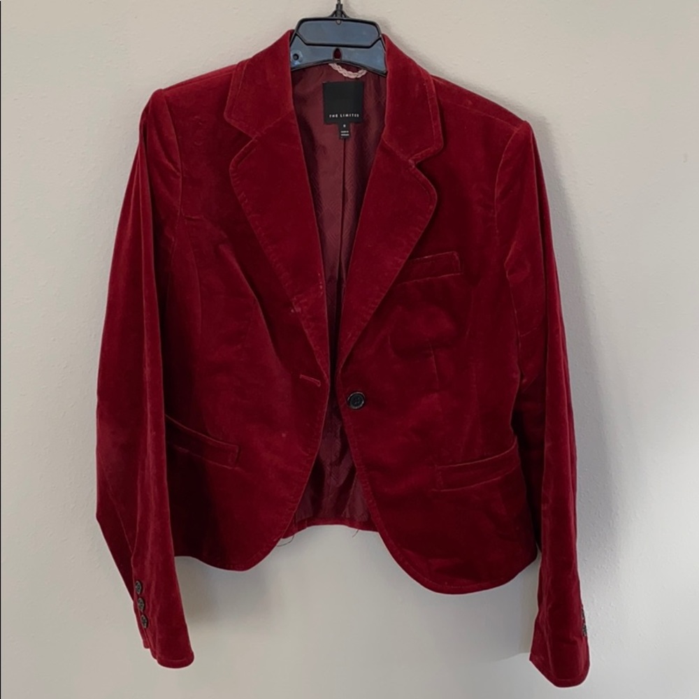 Velvet layering jacket